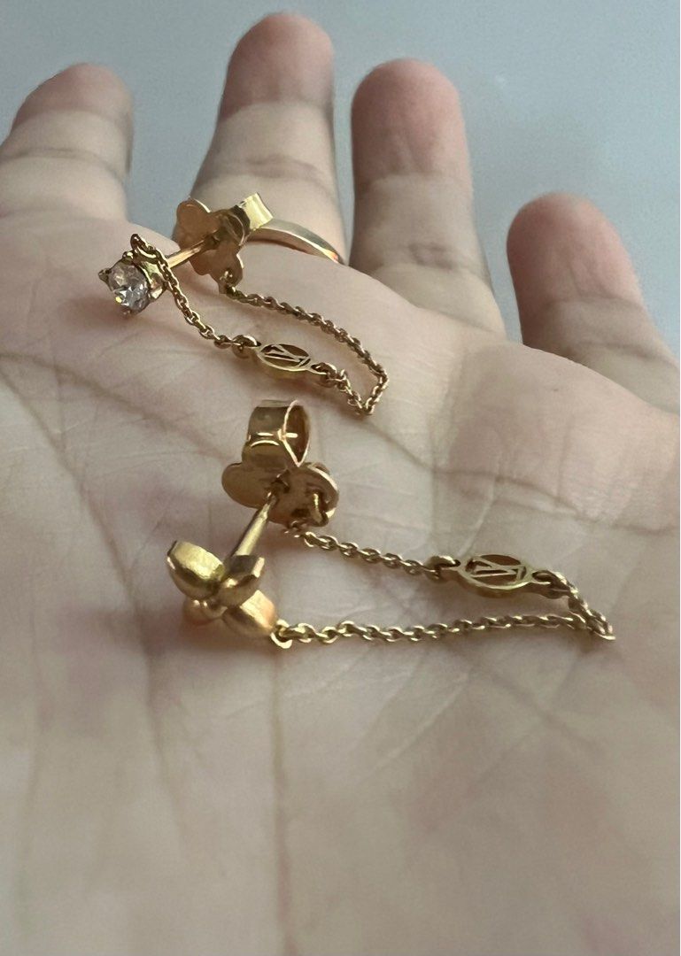 Louis Vuitton earrings Luxury Bags Wallets on Carousell