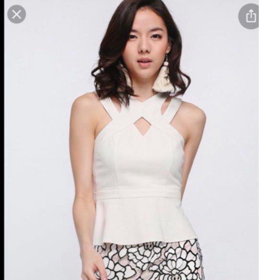 love bonito peplum top