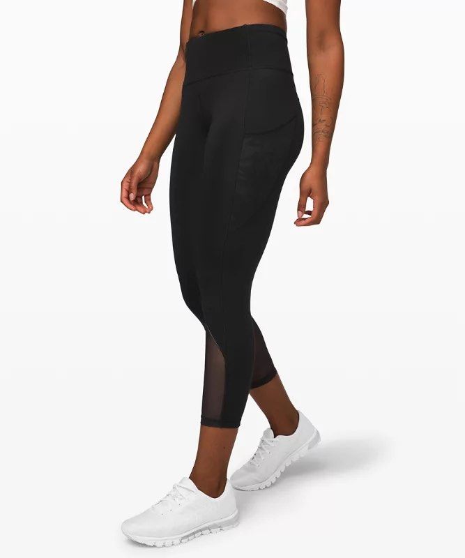 Lululemon crop mesh leggings outlet