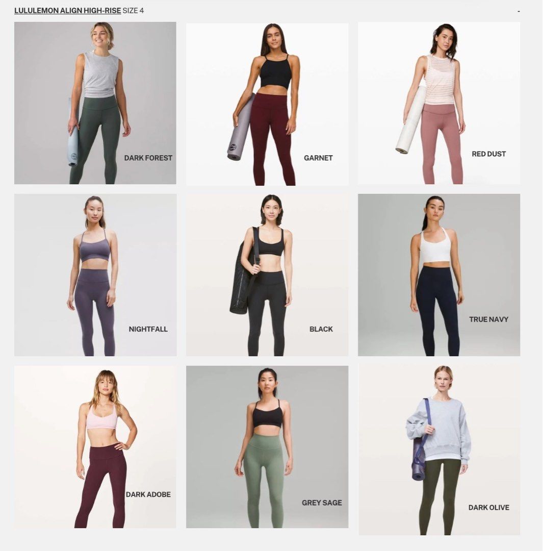 Lululemon align size 4 hot sale