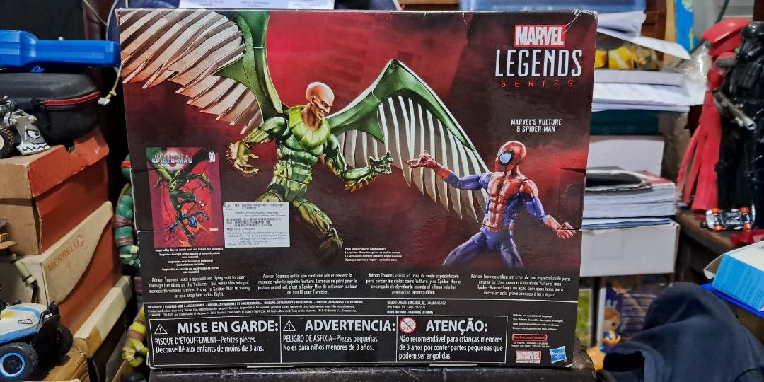 Marvel Legends Ultimate Spider-Man and Vulture (Category: Figurines & Statues) located in Manila. Submitted by ninja_kid (Listing ID 1336786666, Image 2). Description: Brand new, sealed. Actual photos posted.