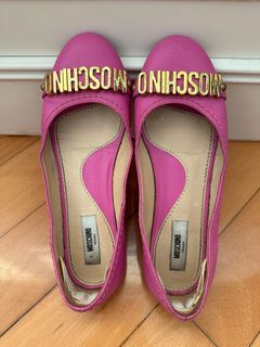 Moschino 粉紅色平底鞋 36碼64223014513666110