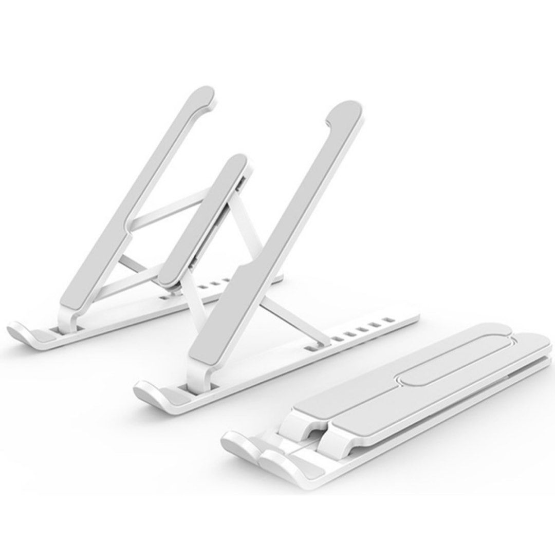 Multi-position foldable notebook bracket (Category: Computer Parts) located in Singapore. Submitted by soobins (Listing ID 1336721699, Image 1). Description: Basically a laptop / tablet stand. Retails for $8+ on Sh*pee, selling at $5!.