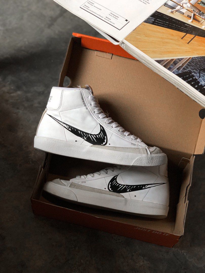 Sepatu Blazer Sketch Pack Sepatu Sneakers Nike Blazer Mid '77