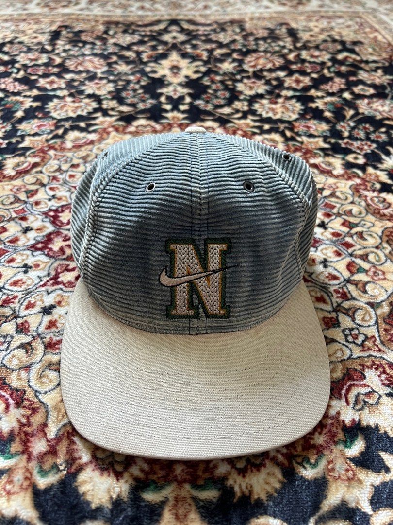 nike retro logo cord cap