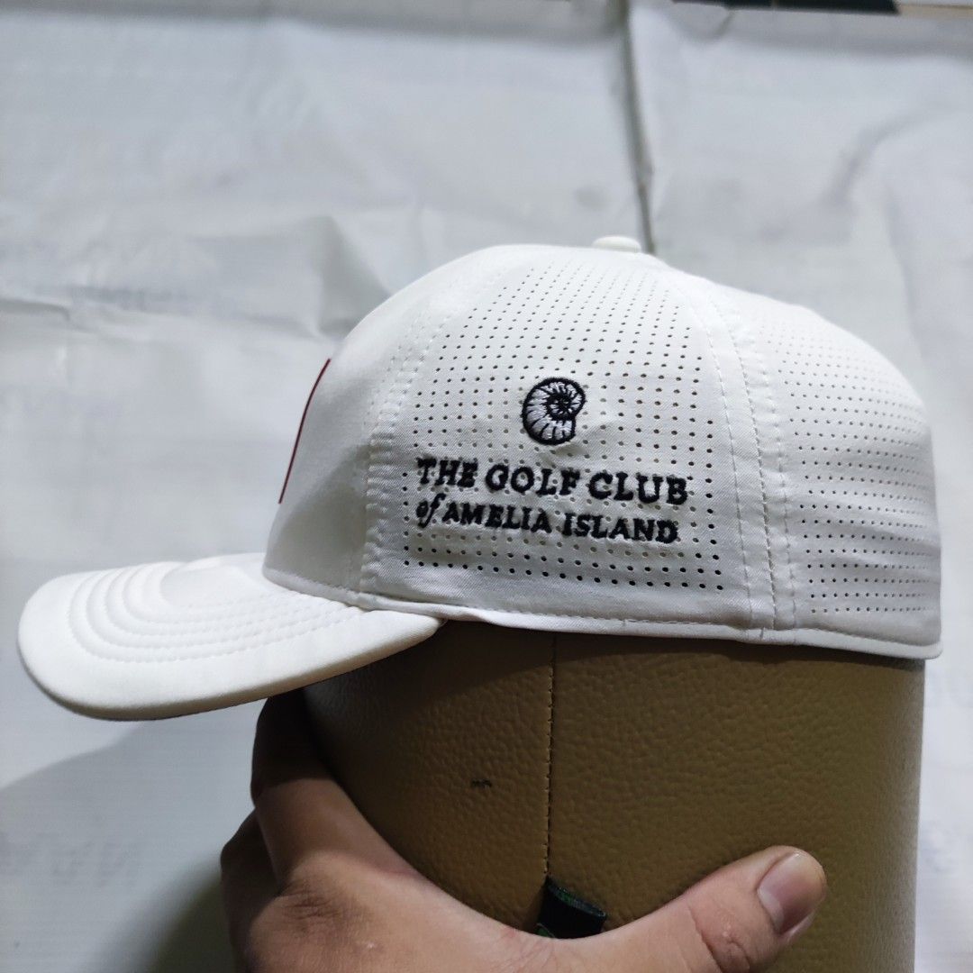 NIKE TIGER WOODS BUILT UP CAP WHITE ORIGINAL, Fesyen Pria - Main Image