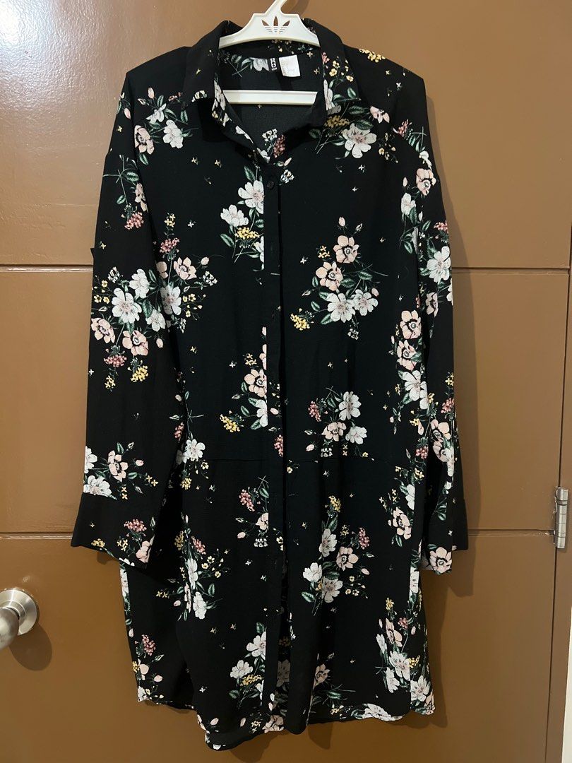 H&m button up dress discount