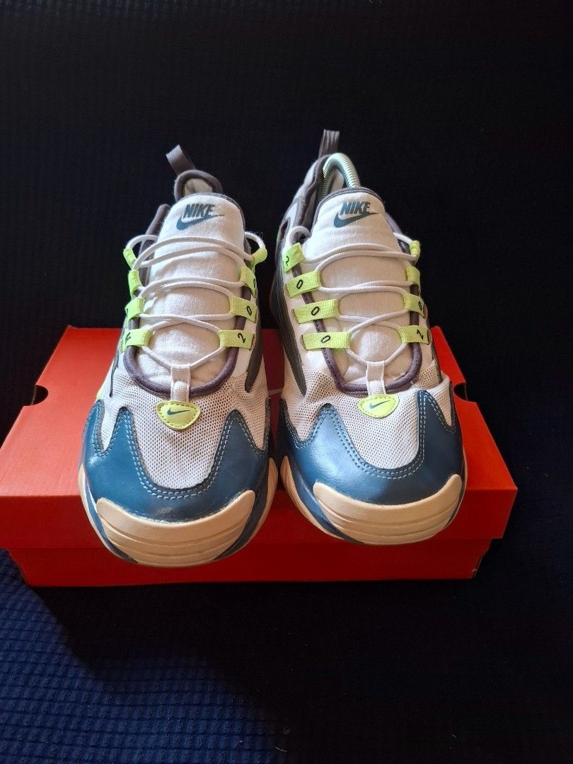 Original NIKE Zoom 2K WhiteGreenBlue (45/29), Fesyen Pria, Sepatu
