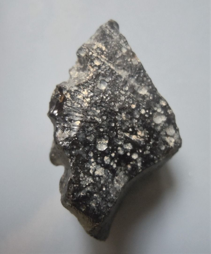 Philippinite Tektite - From Meteorite Impact (Category: Precious Stones) located in Tagbilaran City. Submitted by boholstones (Listing ID 1336740516, Image 3). Description: Gorgeous shaped philippinite tektite with intricate flowlines (te8/32). Small chip. Size: 3x1.5x1.5 cm. Weight: 9 grams. Origin: Parcale, Camarines Norte, Luzon, Philippines..