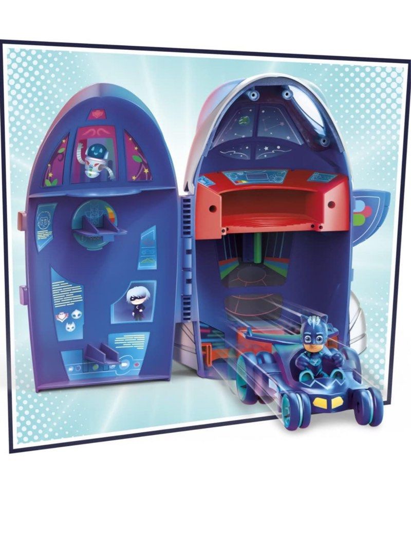 PJ Masks 2 in 1 HQ Playset Headquarters And Rocket Preschool Toy For PJ Masks 2 in 1 HQ Playset Headquarters And Rocket Preschool Toy For