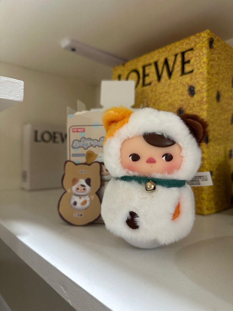 Popmart Pucky Roly Poly Plush in Calico (Category: Plushies & Soft Toys) located in Quezon City. Submitted by my.arte (Listing ID 1336792686, Image 2). Description: Bought from popmart Opened and unsealed Can include box, card, and foil.