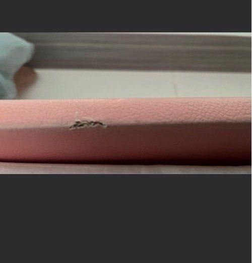 Pull-out Bedframe (Category: Bedding & Towels) located in Singapore. Submitted by traderman (Listing ID 1336719607, Image 2). Description: Pull-out bedframe to let go. Clearing off my stuffs. The defects as you can see in the 1st and 2nd pics Placed it at your child’s room, spare room, your room also can (if you don’t prefer one big mattress), rental room, used it for your temporary stay or even guest room. Frame colour black and pink because of 