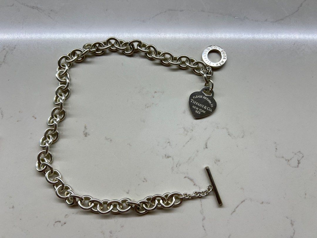 Tiffany and company toggle necklace on sale