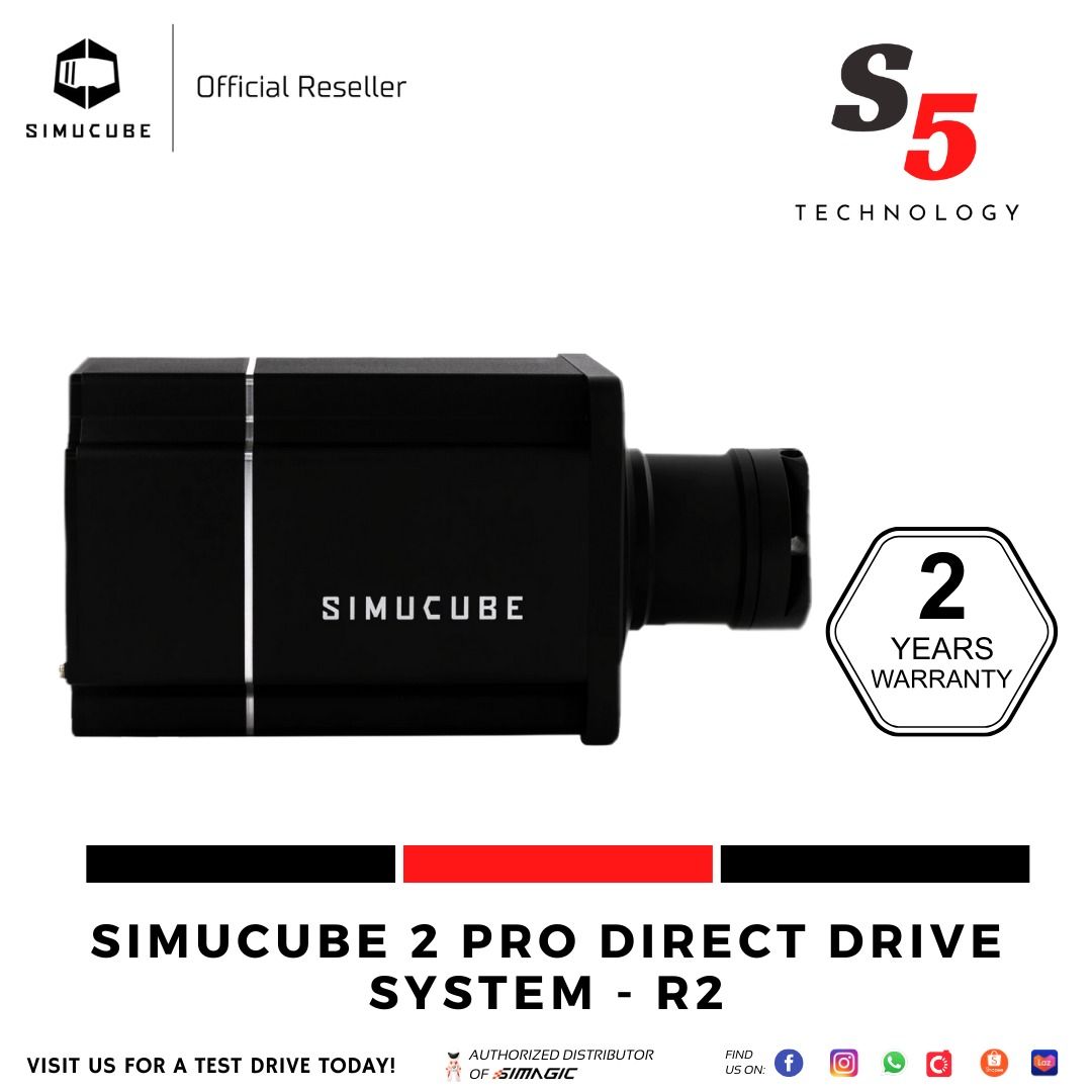 Simucube 2 Pro Direct Drive System - R2 / Simucube Quick Release Wheel ...