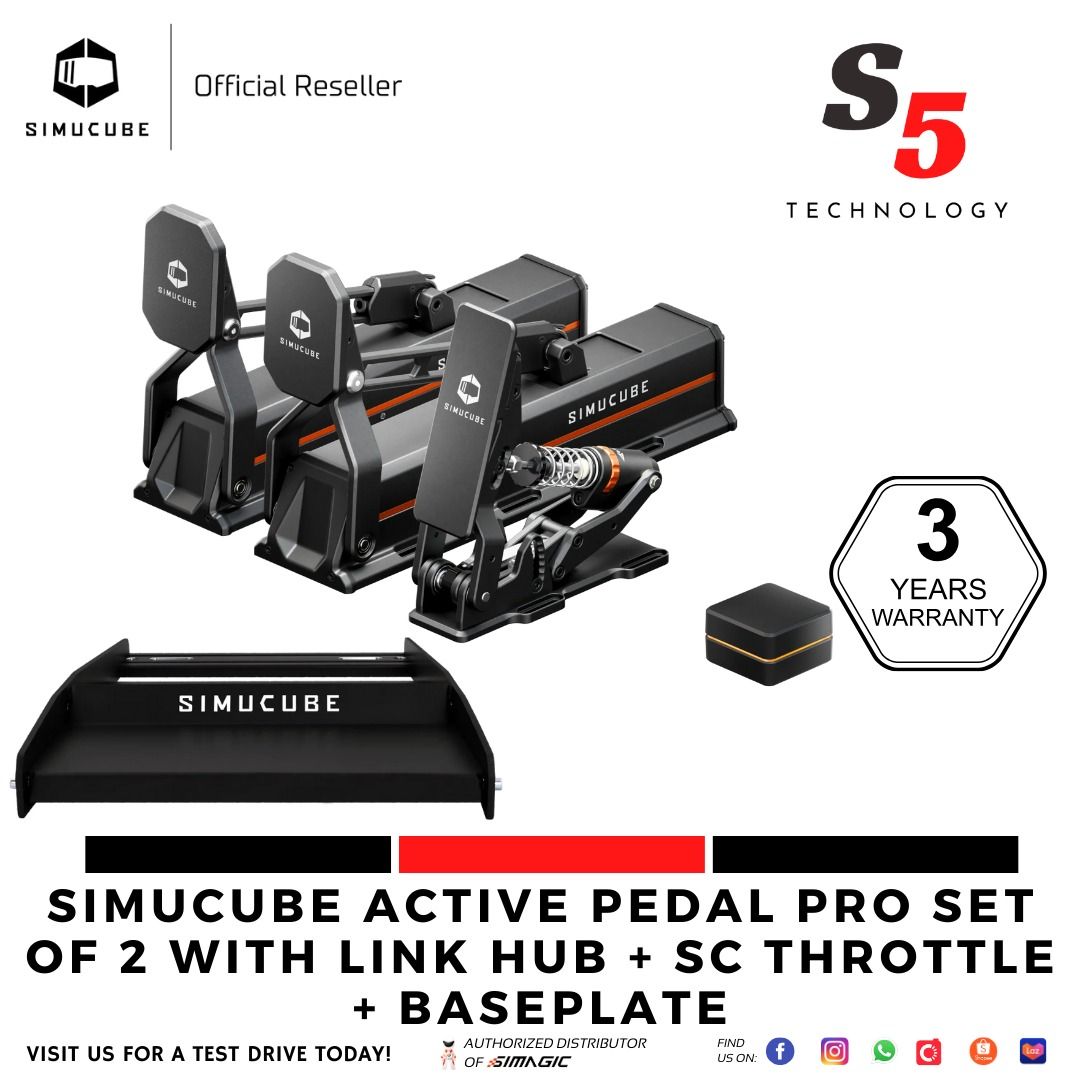 Simucube Active Pedal Pro with Link Hub/ simucube simracing / active ...
