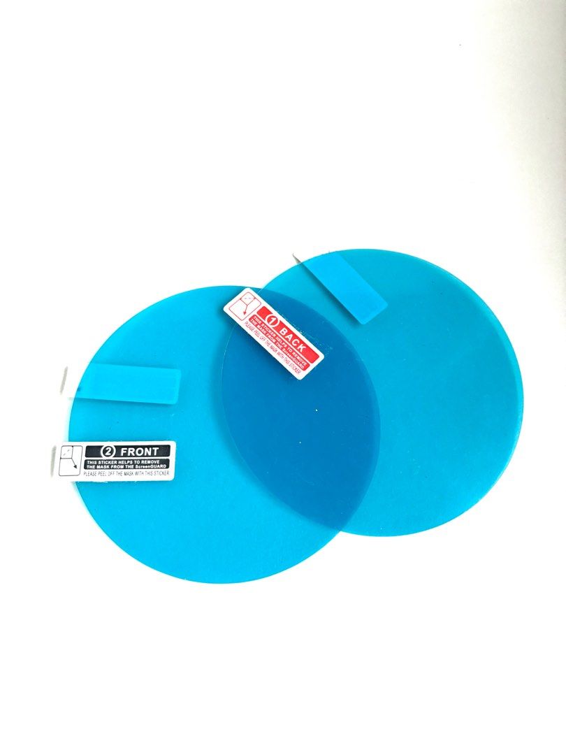Speedometer Screen Protector (Category: Motorcycle Accessories) located in Singapore. Submitted by ratatoi (Listing ID 1336774909, Image 1). Description: 2 for $4 Fit 80mm diameter speedometer color is see through clear. .