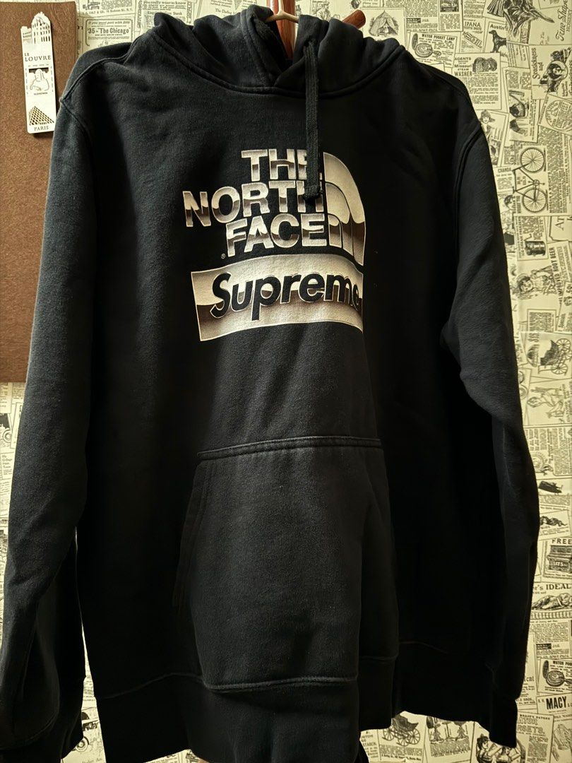SUPREME 18SS TNF HOODIE Carousell