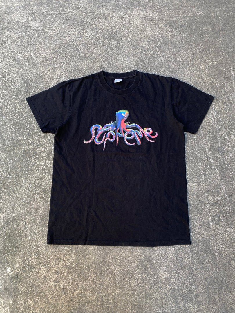 Supreme Tentacles Tee Men s Fashion Tops Sets Tshirts Polo Shirts on Carousell