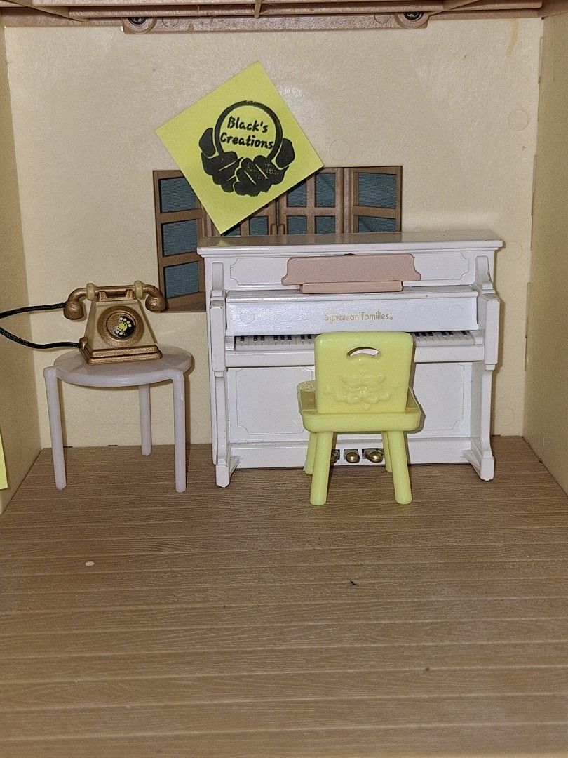 Sylvanian Family Vintage house 💥SALE rep-riced💥semi-furnished (Category: Vintage Collectibles) located in Cavite. Submitted by Mavee (Listing ID 1336834994, Image 3). Description: Vintage Sylvanian families house, semi furnished with mix Sf & Non Sf furnitures, but mostly SF'.