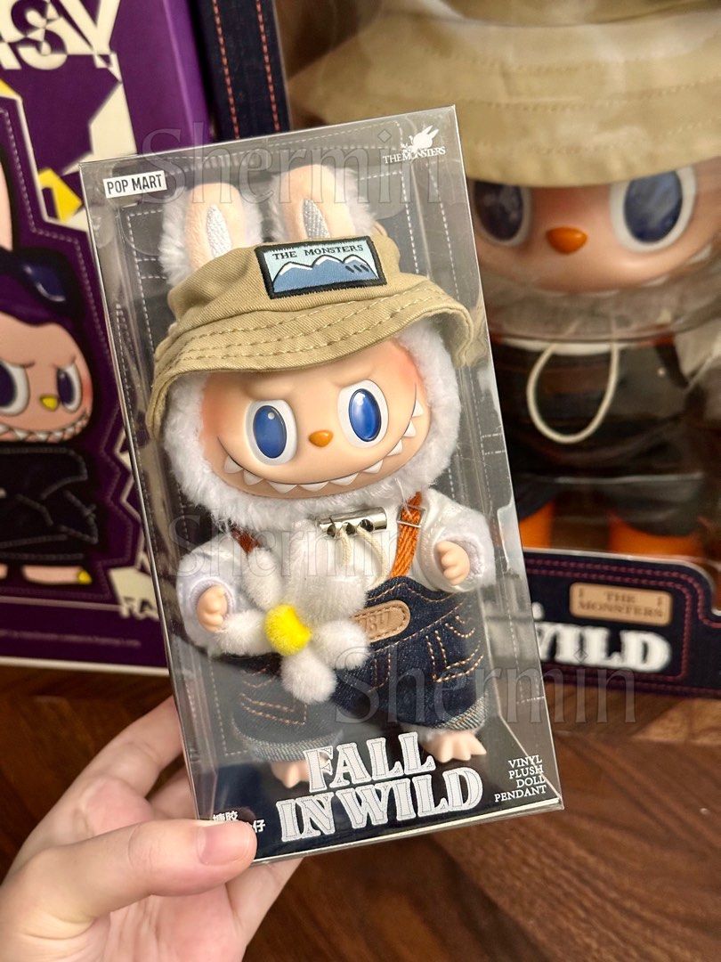 The Monsters Fall In Wild (Pendant) Labubu (Category: Designer & Blind Box Toys) located in Taguig. Submitted by shrmn712 (Listing ID 1336817477, Image 1). Description: Brand new! Sealed ✨ Selling my extra FIW 4.5k only! ✅Mop: gcash/bank transfer ✅Lala/grab ready for same day del. 📍BGC.
