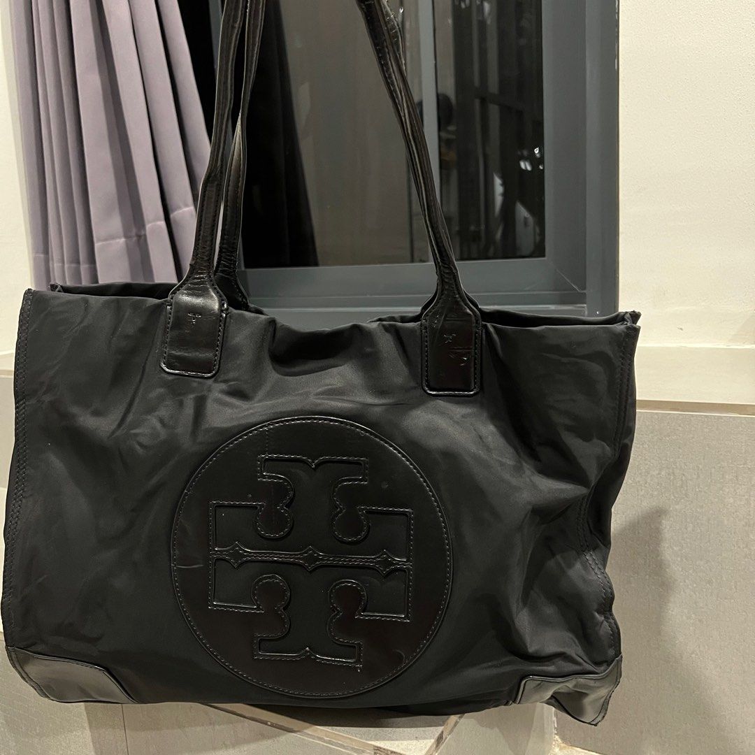 Tory Burch Ella Patent Tote Bag, Barang Mewah, Tas Dompet di