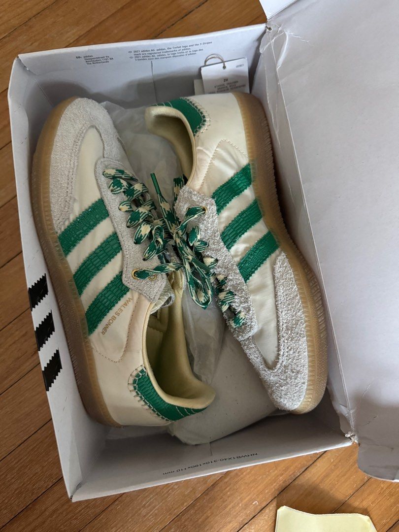 adidas gazelle silver green womens Adidas Samba Pony Wales Bonner Leopard