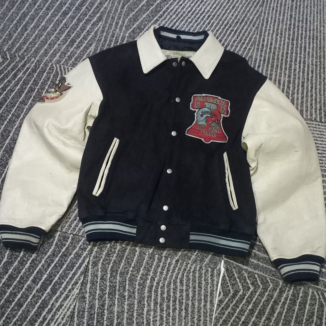 Vintage avirex leather jackets on sale