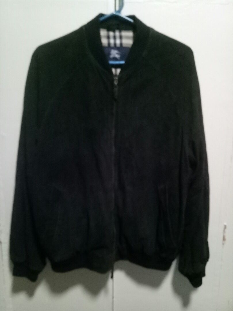 Vintage BURBERRY Radley black suede bomber jacket