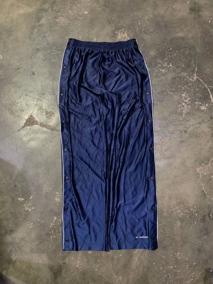 Vintage Reebok Full Snap Track Pants Men s Fashion Bottoms Joggers on Carousell