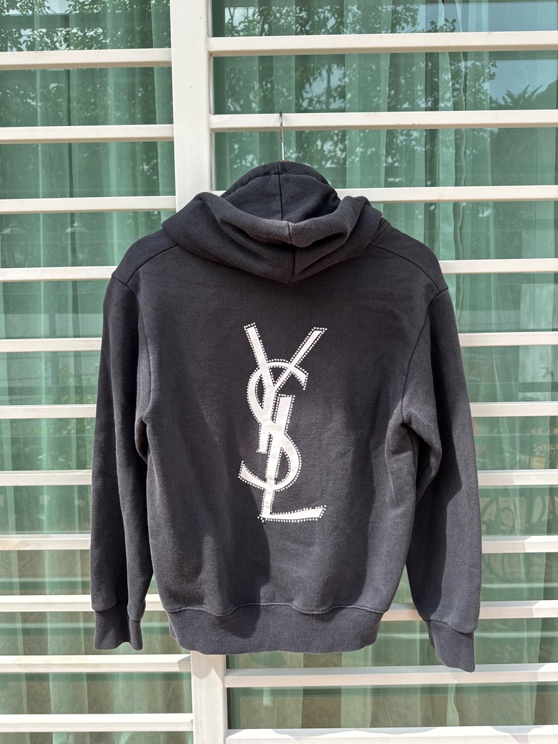 VINTAGE YSL HOODIE Women s Fashion Activewear on Carousell