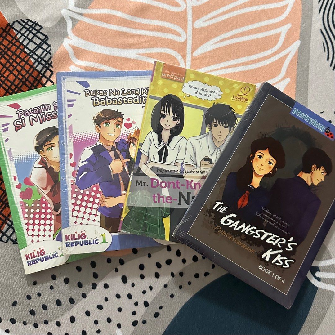 Set wattpad books (Category: Storybooks) located in San Pedro. Submitted by simplysorted27 (Listing ID 1336801643, Image 1). Description: CONDITION: NEVER BEEN OPEN ⭐️RFS: DECLUTTERING ⭐️MOP: GCASH ⭐️MOD: LALAMOVE, LBC.