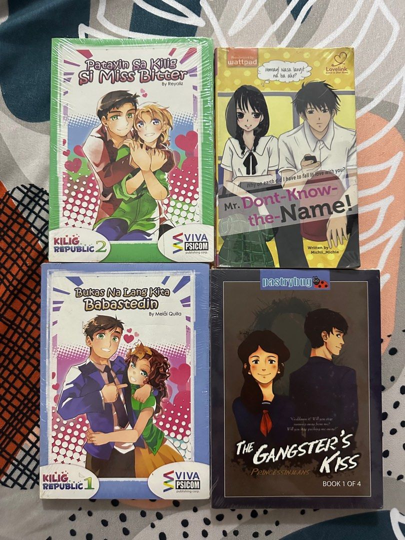 Set wattpad books (Category: Storybooks) located in San Pedro. Submitted by simplysorted27 (Listing ID 1336801643, Image 2). Description: CONDITION: NEVER BEEN OPEN ⭐️RFS: DECLUTTERING ⭐️MOP: GCASH ⭐️MOD: LALAMOVE, LBC.