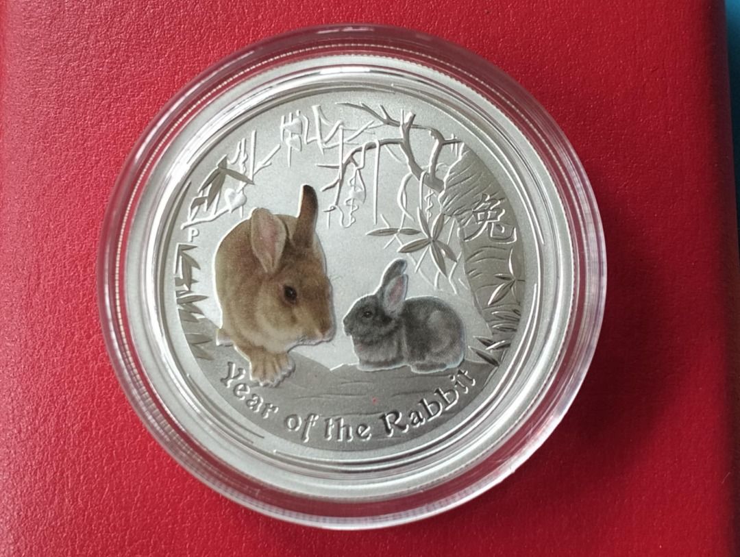 Year of the Rabbit - Silver Coin, Hobbies & Toys, Memorabilia ...