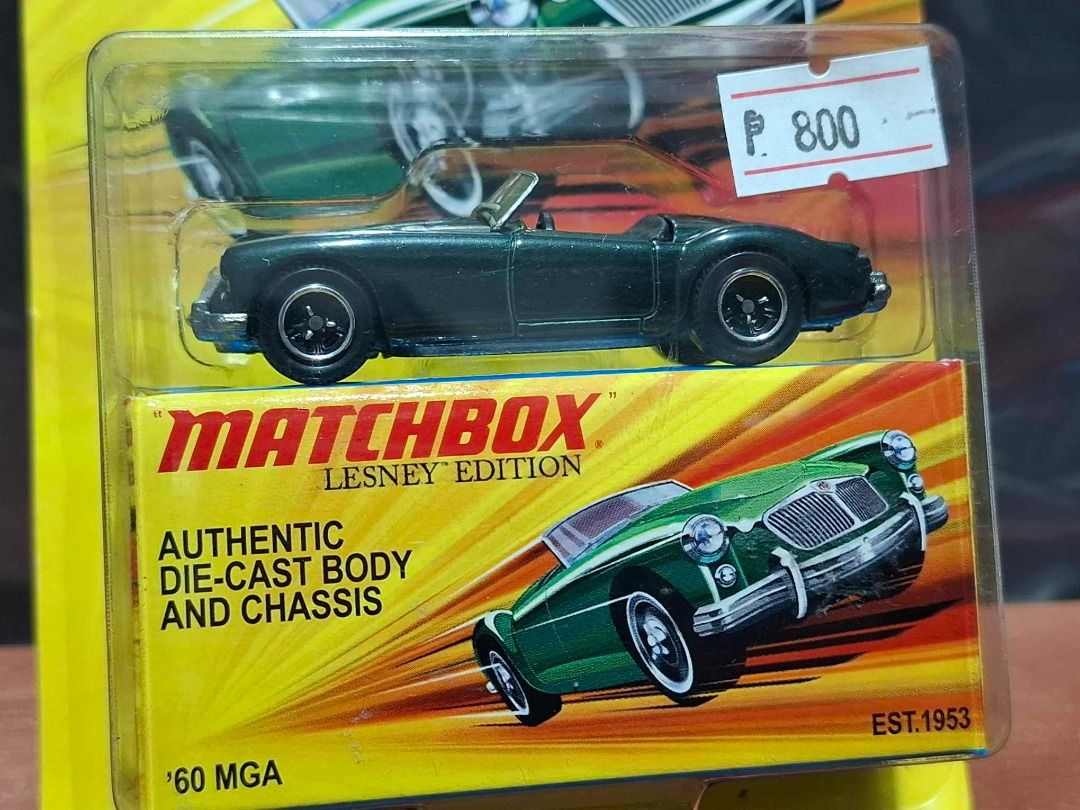 '60 MGA [Matchbox Lesney Edition] [64] [B240004] (Category: Vehicle & Diecast Models) located in Guiguinto. Submitted by kotsekotsehanph (Listing ID 1337050218, Image 2). Description: Card may not be perfect. We sell cars, not cards. Bawal sa maselan sa card. For easier access, search by brand/car model. Prices are fixed. 2-5 item purchase = Less 5% total invoice. 6 and above item purchase = Less 10% on total invoice. Freebies available for every