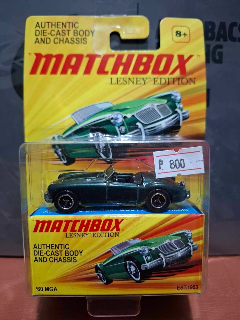 '60 MGA [Matchbox Lesney Edition] [64] [B240004] (Category: Vehicle & Diecast Models) located in Guiguinto. Submitted by kotsekotsehanph (Listing ID 1337050218, Image 1). Description: Card may not be perfect. We sell cars, not cards. Bawal sa maselan sa card. For easier access, search by brand/car model. Prices are fixed. 2-5 item purchase = Less 5% total invoice. 6 and above item purchase = Less 10% on total invoice. Freebies available for every