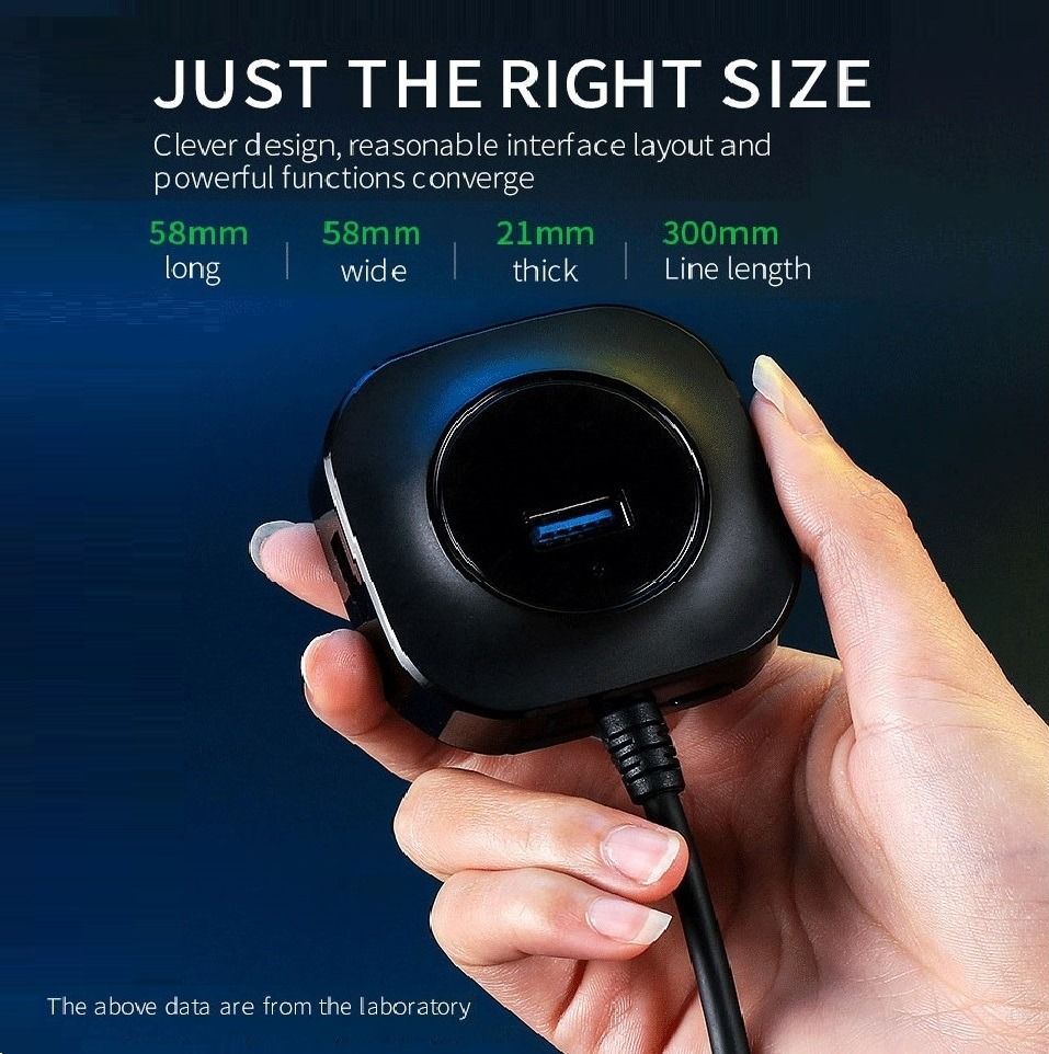 智能 USB3.0 5Gbps 4 端口 USB 高速集線器 qqsckp Smart USB3.0 5Gbps 4 Ports High ...
