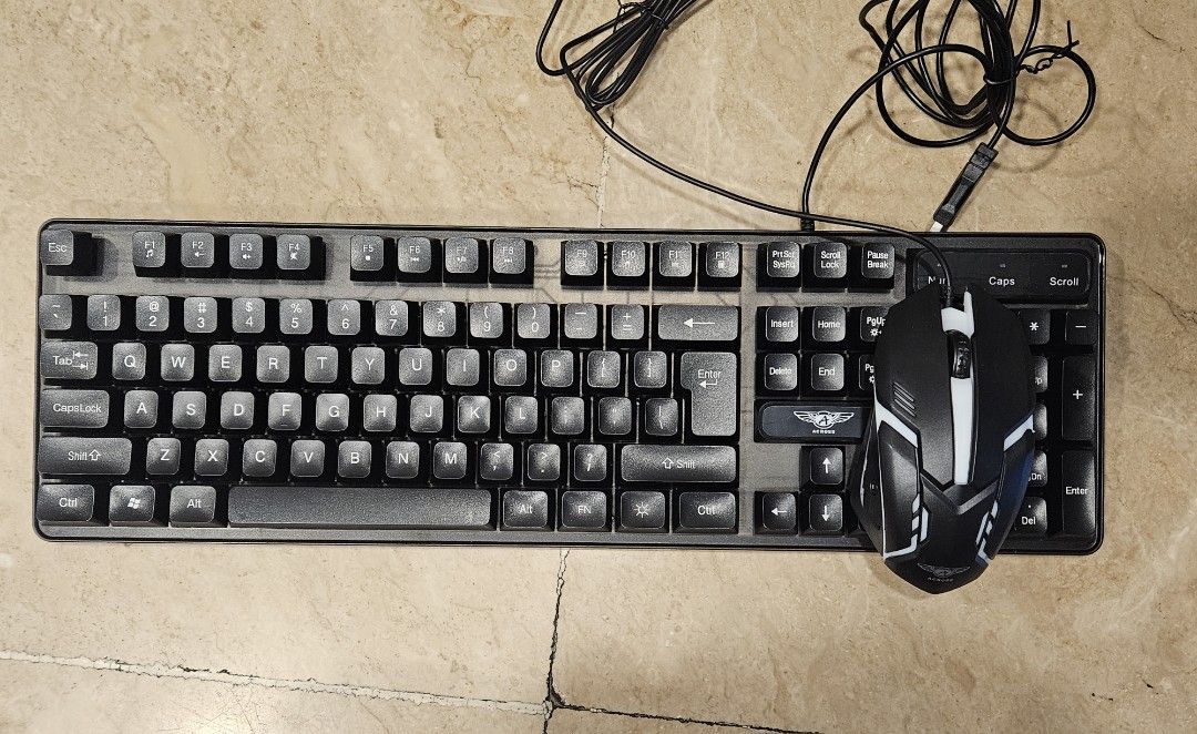 ACROSS gaming keyboard and mouse (Category: Computer Keyboard) located in Manila. Submitted by itzme7 (Listing ID 1336951447, Image 2). Description: No box included!.
