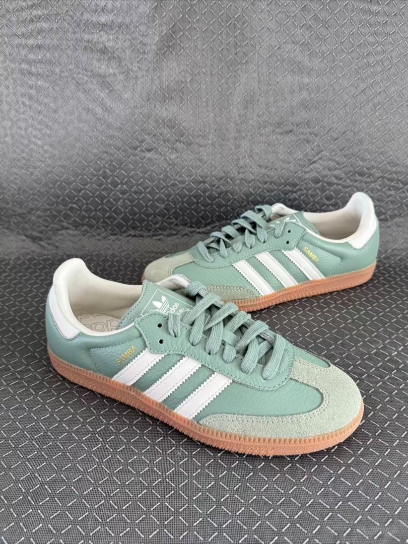 adidas gazelle silver green womens adidas Samba OG - GS main image 1