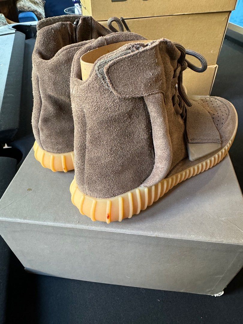adidas Yeezy Boost 750 (Light Brown), Women's Fashion, Footwear, Sneakers  on Carousell