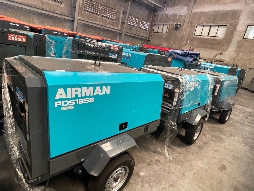 Airman 185 cfm (Air Compressor) (Category: Construction Tools & Equipment) located in Cavite. Submitted by ed_012 (Listing ID 1336925953, Image 3). Description: *Brand New Unit *Free delivery within Metro Manila *185 cfm trailer mounted *Can run 2 jackhammers (Complete Accessories) *With after sales support *Vat Inc price For more info call or messages me,.