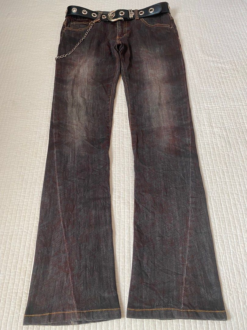 TORNADO MART ストライプデザイン ブーツカットデニムS ZERO by