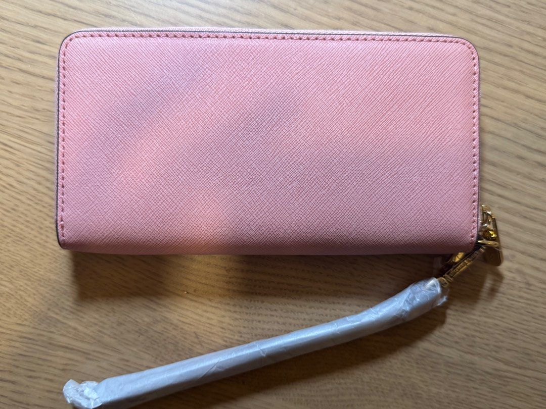 AUTHENTIC Michael Kors Wallet Pale Pink Jet Set Travel Long wallet