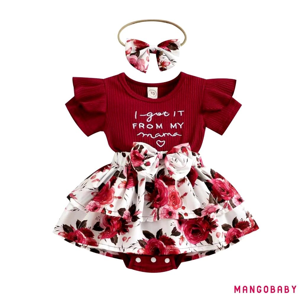 Baby Red Romper with headband (Category: Babies & Kids Fashion) located in Taguig. Submitted by rai.a.c (Listing ID 1337048137, Image 1). Description: Barely used. Lost headband, dress only RFS: Outgrown.
