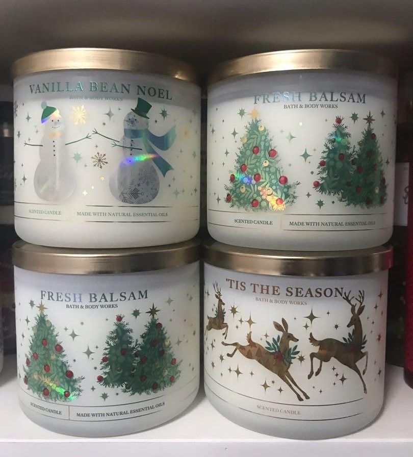 由 bathandbodyworks.hk (刊登 ID 1337036101，圖片 1) 提交，位於 Hong Kong 的 Free SF包郵❗️BBW Candle 三芯蠟燭 Fresh Balsam~ Tis the Season~ Bath And Body Works聖誕節香薰蠟燭 Christmas Candle (類別：家居香薰)，說明：🎄FRESH BALSAM Woodland balsam, crisp eucalyptus, fir branches and cedarwood 香調：林地香脂、清新尤加利、冷杉枝和雪松木。 🎄U͎N͎D͎E͎R͎ ͎T͎H͎E͎ ͎C͎H͎R͎I͎S͎T͎M͎A͎S͎ ͎T͎R͎E͎E͎ Fir Balsam, Juniper Berries, Vanilla Eggnog, Sage Leaves 冷杉香脂、杜松漿果、香草蛋酒、鼠尾草葉與天然精油 🎄TIS THE SEASON Rich Red Apple, Sweet 