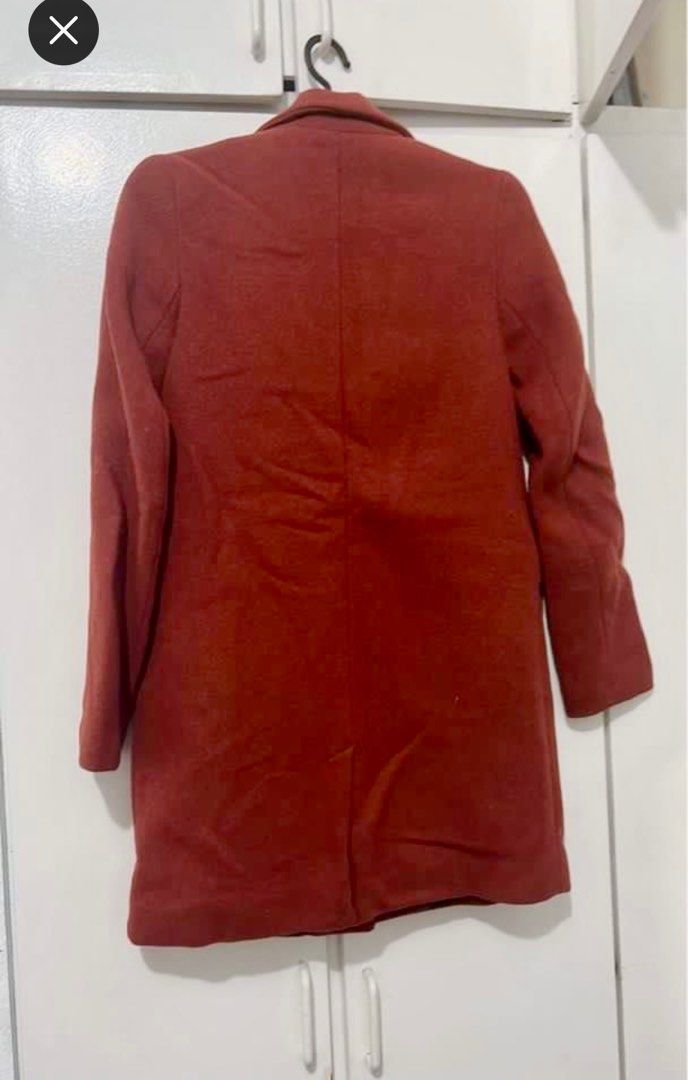 Bershka Long Coat Size XS (Category: Coats, Jackets and Outerwear) located in Cavite. Submitted by lermrr (Listing ID 1336956738, Image 3). Description: Bershka for Women Size XS.