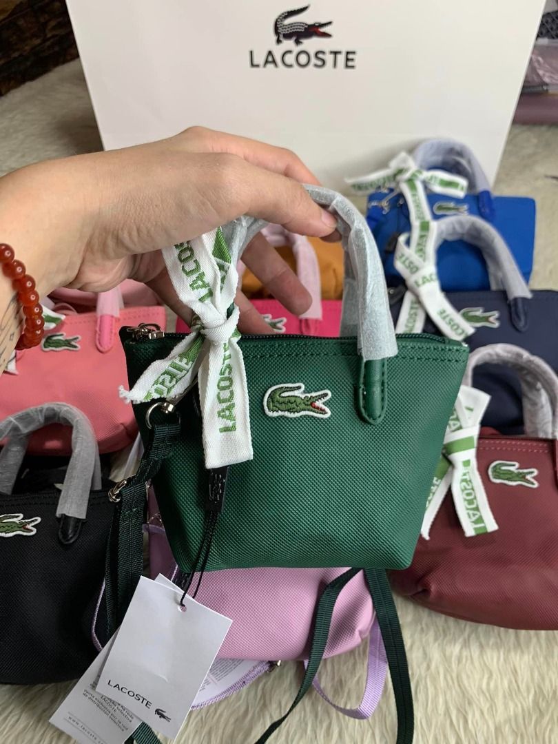 Lacoste mini sling bag discount
