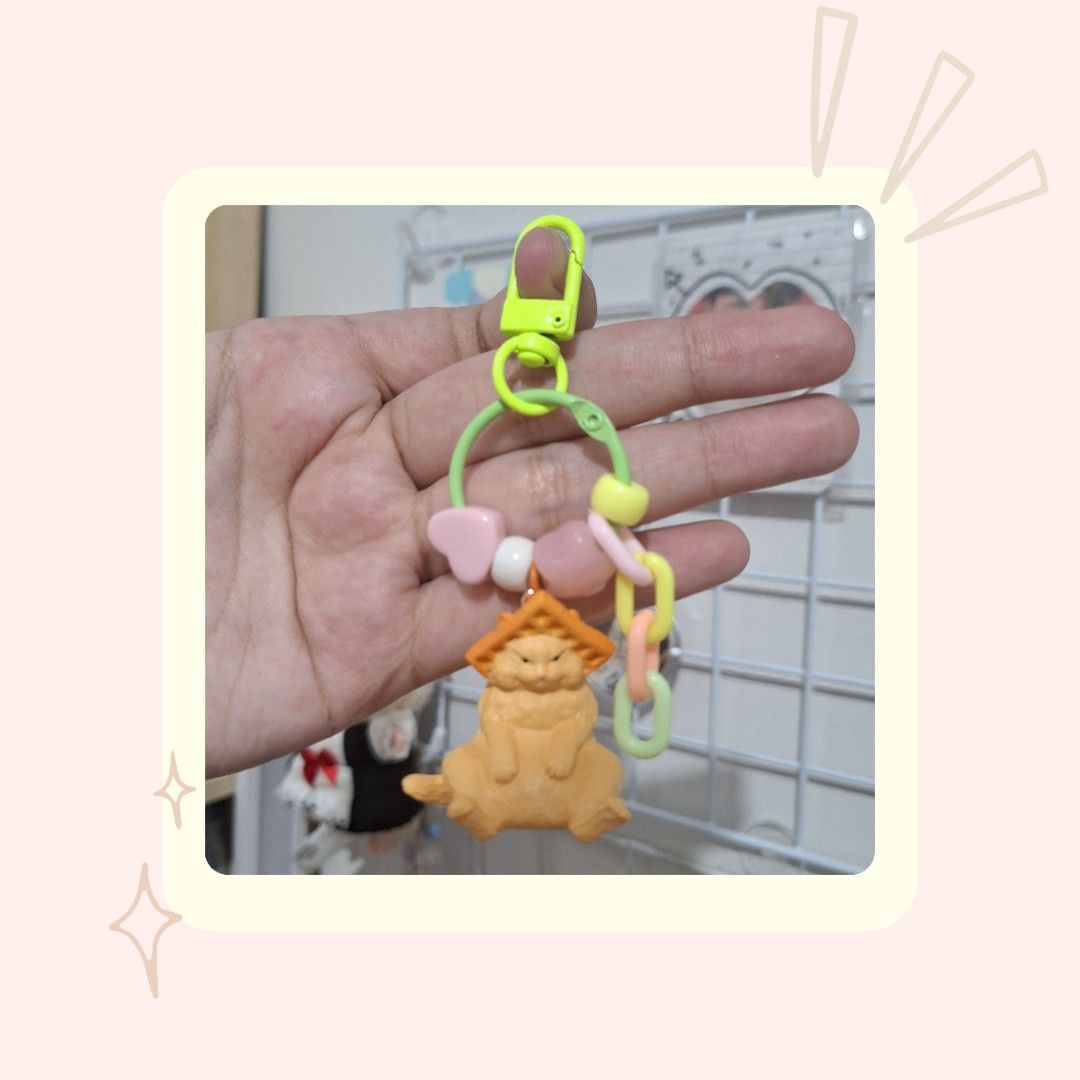 bread cat keychain anik anik burloloy (Category: Character Goods) located in Dasmarinas. Submitted by ae.kwn (Listing ID 1337016126, Image 2). Description: dm if interested.