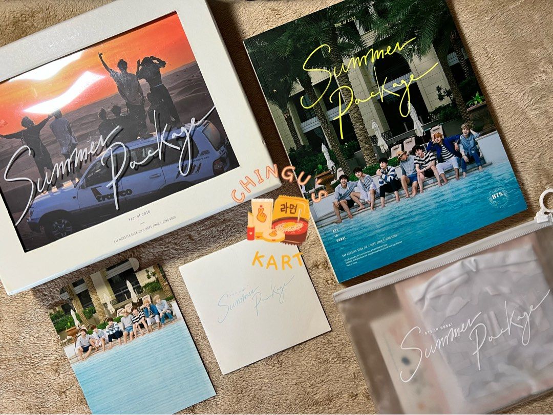 K-POP・アジア BTS SUMMER PACKAGE 2016 Unboxing | BTS - 2016 Summer Package in Dubai + Standee