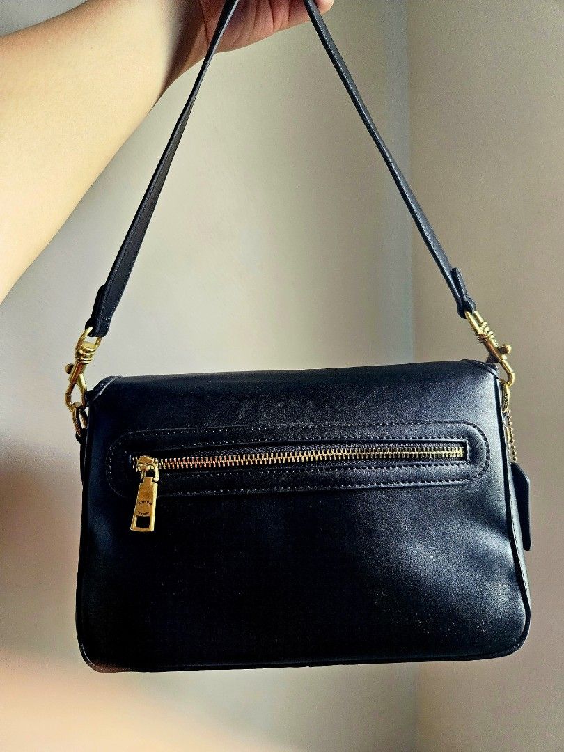RUSH! COACH BAG (Category: Luxury Bags & Wallets) located in Iloilo. Submitted by floresse (Listing ID 1336914364, Image 3). Description: Coach Soft Tabby Black with Cross body Sling and Shoulder Sling with Dust Bag with tag Seller is not Authenticator, please wag niyo na po ako tanungin kung Authentic yung item. Bought Direct Japan Box FROM AUCTION ONLY Bought from Japan via Auction Box Price still negotiable, no to lowballer Payment first befor
