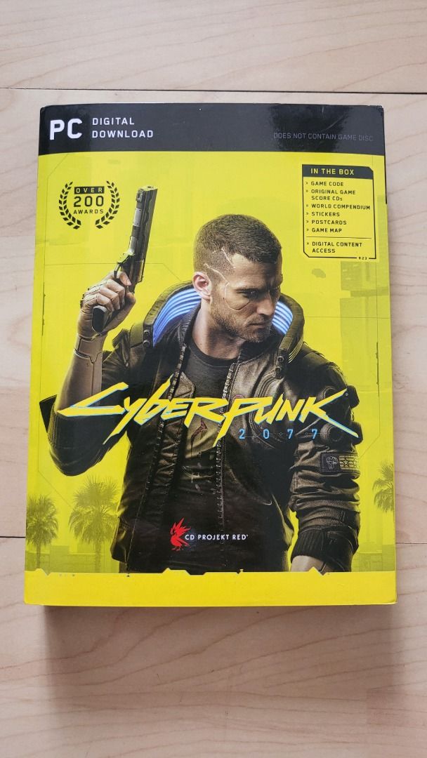 Cyberpunk 2077 PC Std. Ed. (NO GAME. JUST PHYSICAL ITEMS) (Category: PlayStation) located in San Pedro. Submitted by wejiewejie (Listing ID 1336903658, Image 1). Description: PC Standard Ed. includes: • Map of Night City • Postcards from Night City • World Compendium • Stickers - Game Soundtrack - Art Booklet featuring a selection of art from the game - Cyberpunk 2020 Sourcebook - Wallpapers for Desktop and Mobile Payment Method: Gcash/BDO MOD: G